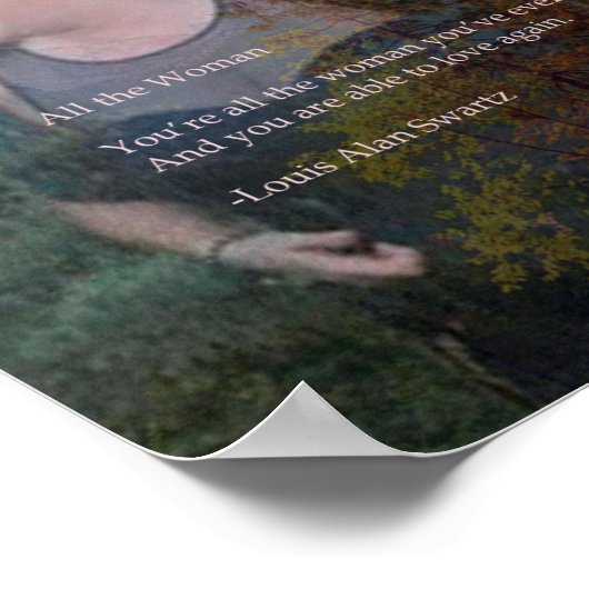 Die ganze Frau Poster (Ecke)