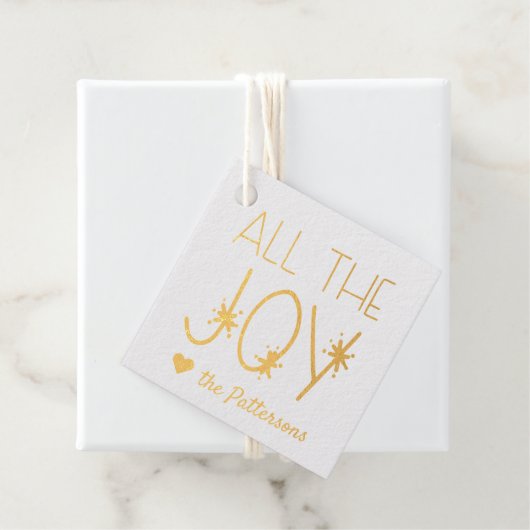 Die ganze Freude | Niedliche Personalisierte Weihn Geschenkanhänger (Mit Box)