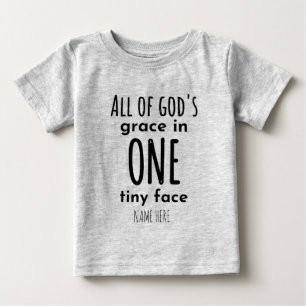 Die ganze Gnade Gottes in einem winzigen T - Shirt