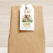 Die ganze Liebe Rustikal Fishing Babydusche Geschenkanhänger