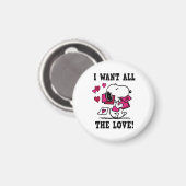 Die ganze Liebe Valentine Magnet (Vorderseite/Rückseite)