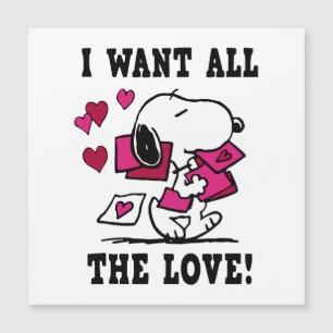 Die ganze Liebe Valentine Magnetkarte