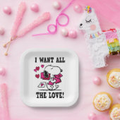 Die ganze Liebe Valentine Pappteller (Party)