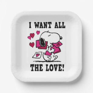 Die ganze Liebe Valentine Pappteller