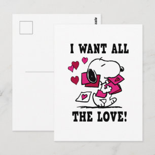 Die ganze Liebe Valentine Postkarte