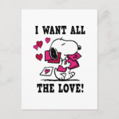 Die ganze Liebe Valentine Postkarte (Vorderseite)