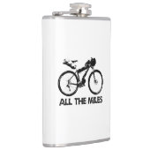 Die ganze Meile ablegen Flachmann (Rechts)