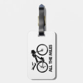 Die ganze Meile ablegen Gepäckanhänger (Rückseite vertikal)