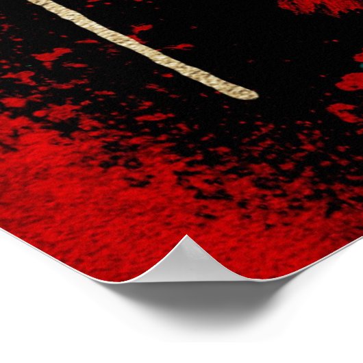 Die ganze Nacht lang Poster (Ecke)