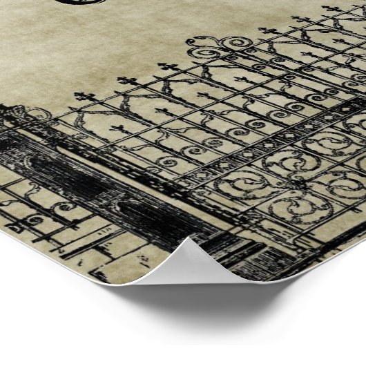 Die ganze Nacht über Poster (Ecke)