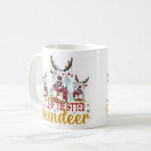 Die ganze Otter Rentier Kaffeetasse (Vorderseite Links)