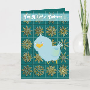 Die ganze Twitter-Weihnachtskarte Feiertagskarte