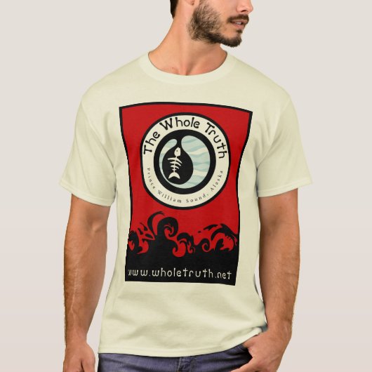 Die ganze Wahrheit - roter Entwurf T-Shirt (Vorderseite)