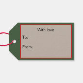 Die ganze Weihnachtsfreude Geschenkanhänger (Rückseite Horizontal)