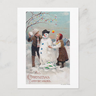 Die ganze Weihnachtsfreude sei deine Feiertagspostkarte