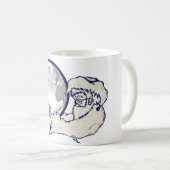 die ganze Welt in Affenhand Kaffeetasse (VorderseiteRechts)