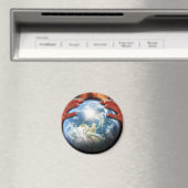 Die ganze Welt in seinen Händen Magnet (In Situ (Geschirrspüler))