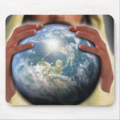 Die ganze Welt in seinen Händen Mousepad (Vorne)