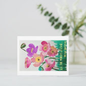 Die ganze Welt ist eine Bühne Postkarte (Stehend Vorderseite)