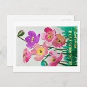 Die ganze Welt ist eine Bühne Postkarte (Vorne/Hinten)