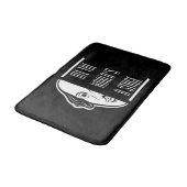 Die ganze Welt ist eine Bühne Shakespeare Zitat Th Badematte (Schrägansicht)