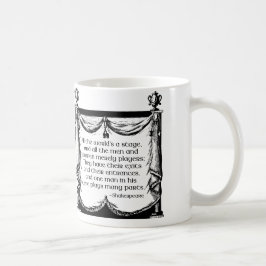 Die ganze Welt ist eine Bühne-Tasse, Kaffeetasse