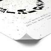 Die ganze Welt ist eine Nervenbrücke Rabbi Nachman Poster (Ecke)