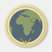 Die ganze Welt Magnet (Vorne)