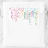 Die ganze Zeit in der Welt Rechteckiger Aufkleber (Tasche)