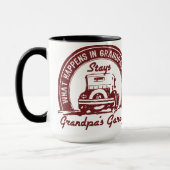 Die Garage des Großvaters Tasse (Links)