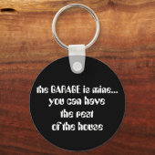 die GARAGE gehört mir..., Schlüsselanhänger (Vorderseite)