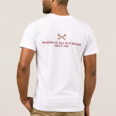 Die Garagen-T-Shirt des Papas T-Shirt (Rückseite)