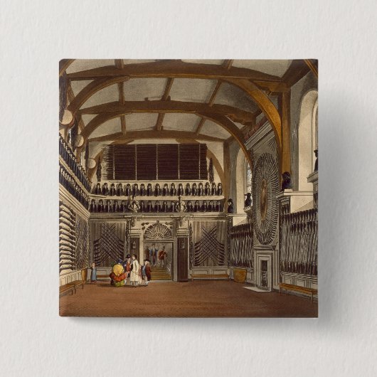 Die Garde-Kammer, der runde Turm, Windsor Ca Button (Vorderseite)