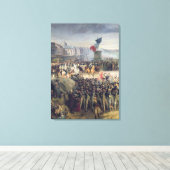 Die Garde Nationale de Paris Leinwanddruck (Insitu (Holzboden))