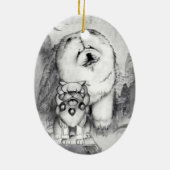 DIE GARDIANER Chow and Foo Dog Ornament (Hinten)