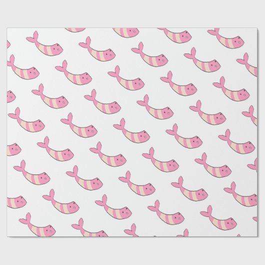 Die Garnele Geschenkpapier (Flach)