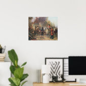 Die Garnison des Dorfes hatte endlich Surrendere Poster (Heimbüro)