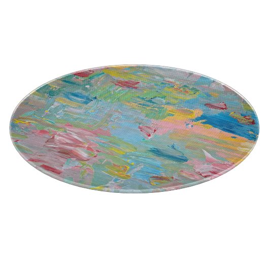 Die Garten-der-Lüste-Uhr Schneidebrett (Ecke)