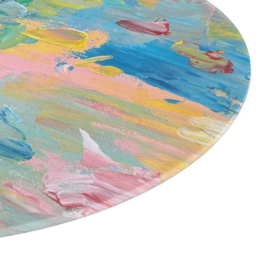 Die Garten-der-Lüste-Uhr Schneidebrett (Ecke)