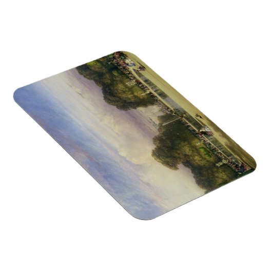 Die Gärten der Tuilerien mit dem Triumphbogen Magnet (Rechte Seite)