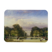 Die Gärten der Tuilerien mit dem Triumphbogen Magnet (Horizontal)