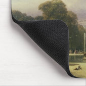 Die Gärten der Tuilerien mit dem Triumphbogen Mousepad (Ecke)
