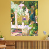 Die Gärten des Familienhauses Sorolla (1920) Leinwanddruck (Insitu (Wohnzimmer))