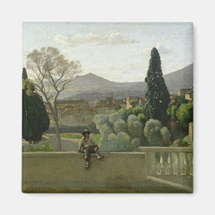 Die Gärten des Landhaus d'Este, Tivoli, 1843 Magnet