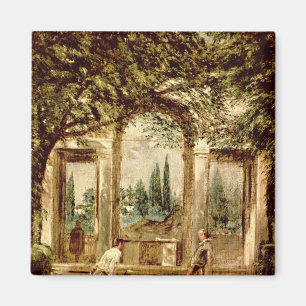 Die Gärten des Landhauses Medici in Rom Magnet