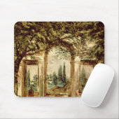 Die Gärten des Landhauses Medici in Rom Mousepad (Mit Mouse)