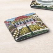 Die Gärten des Mirabellen-Parks, Salzburg, Austr Untersetzer (Linke Seite)