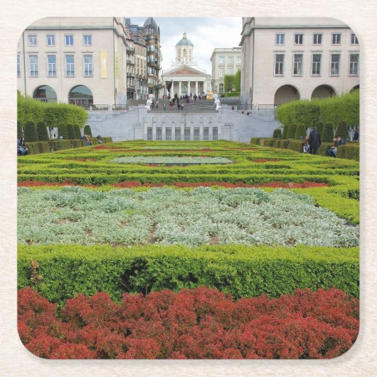 Die Gärten in Brüssel, Belgien Untersetzer (Vorderseite)