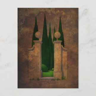 Die Garten-Kunst Postkarte