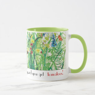 Die Gartenarbeit ist billiger als Therapie-Tasse Tasse